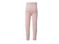 Rosa Kinderleggings mit roten Punkten