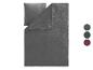 Graues Bettwäsche-Set mit Paisley-Muster und passendem Kissenbezug