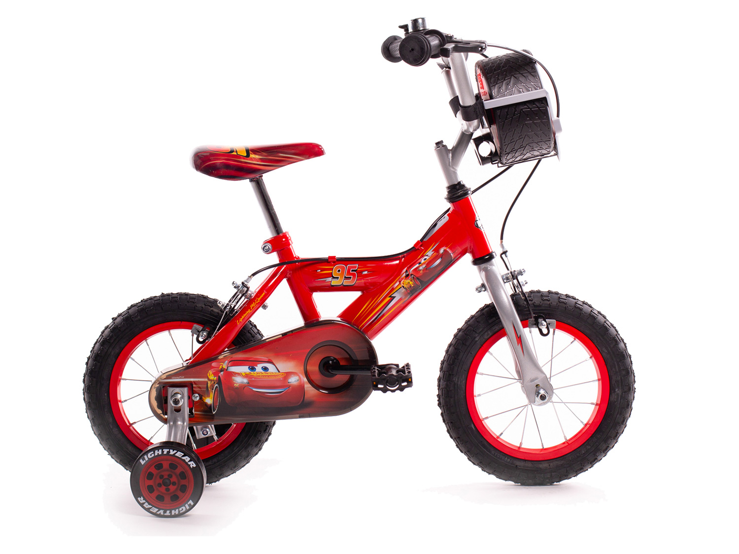 Thumbnail - Huffy Kinderfahrrad 12 Zoll (CARS, Rot)