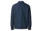 Dunkelblaues Jeanshemd für Herren, Rückansicht