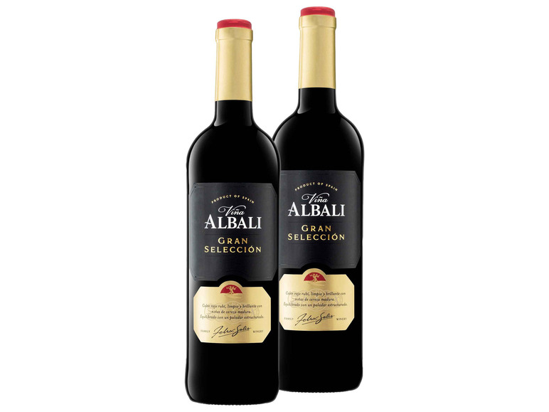 2er Weinpaket Felix Solis Viña Albali Gran Selección trocken DO Valdepeñas trocken, Rotwein