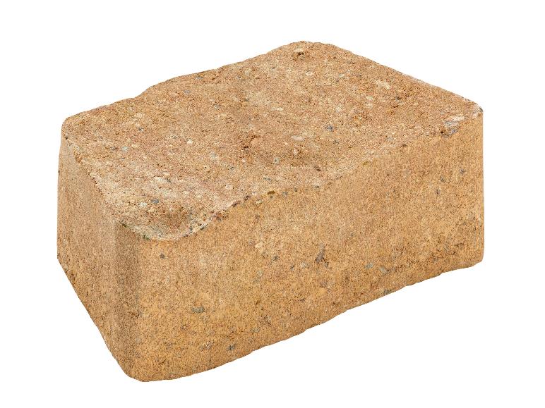 Beiger Pflasterstein mit rauer Textur