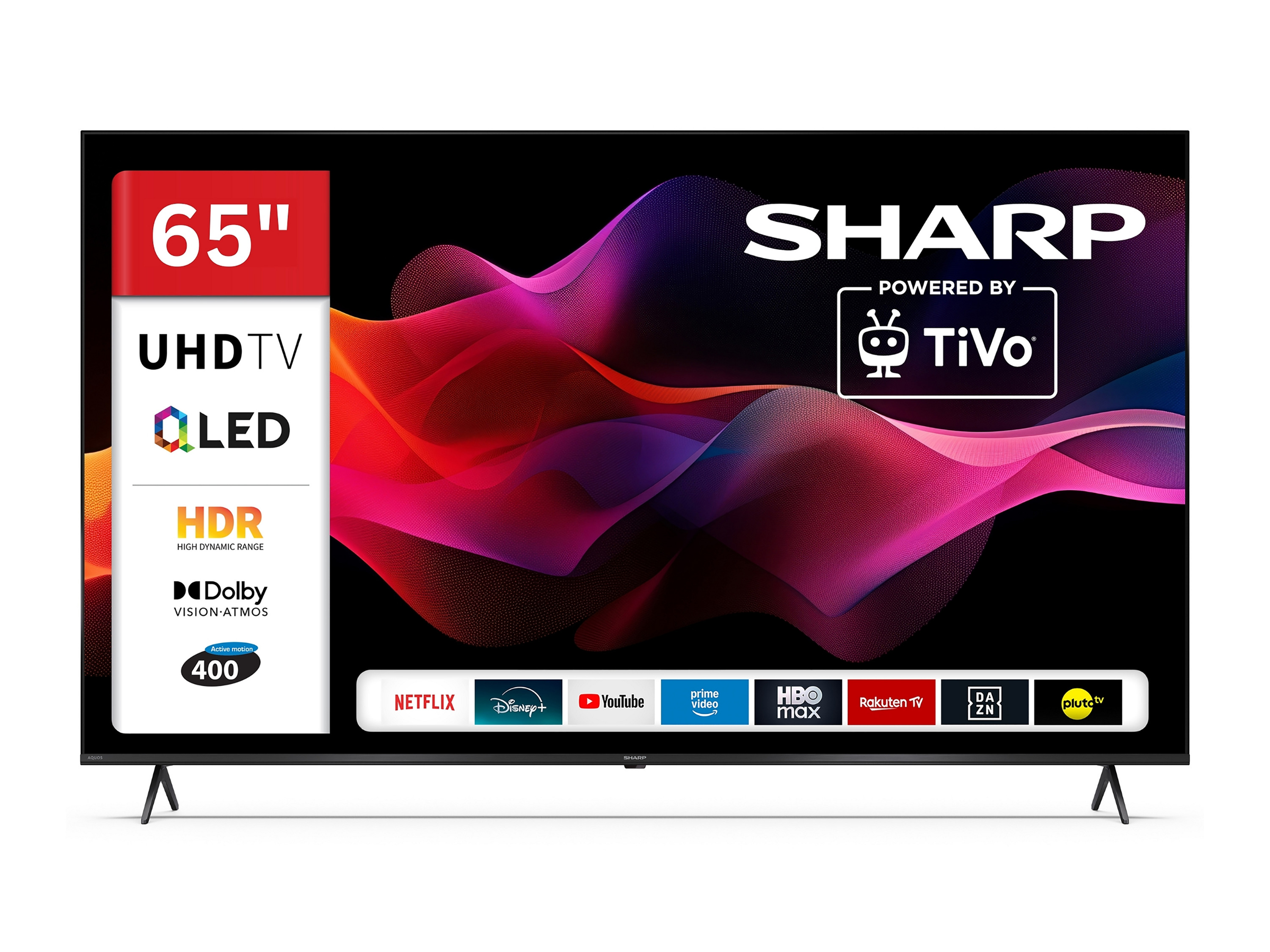 SHARP 65HM5745E QLED Fernseher 65 Zoll Smart TV by TiVo 4K UHD Fernseher mit HDR Dolby Vision""