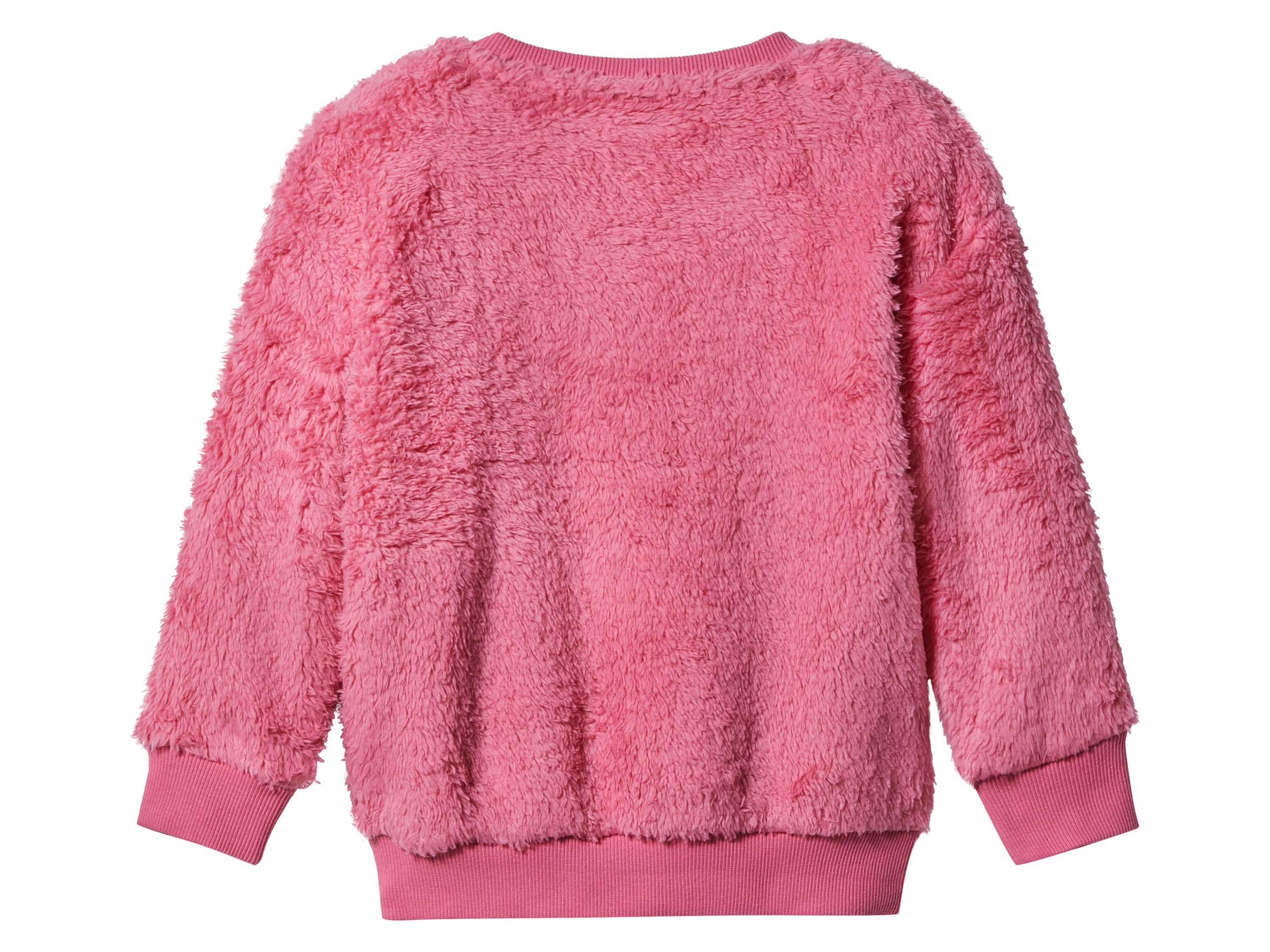 Thumbnail - Kinder Teddypullover »Paw Patrol / Minnie Mouse« (Pink, 122/128)