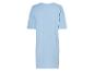 Hellblaues T-Shirt-Kleid, Freizeitkleidung.