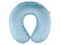 Ein hellblaues Travelrest Nackenstützkissen für Reisen.