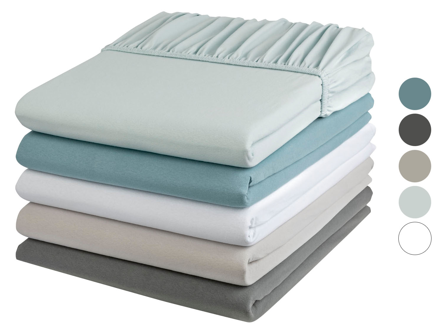 LIVARNO home Bi-Elastic Jersey Spannbettlaken