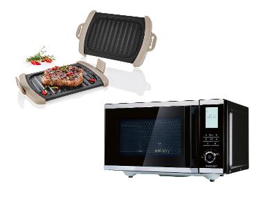 SILVERCREST® KITCHEN TOOLS Mikrowelle 4 in 1 SMW 900 A1 + Grillplatten