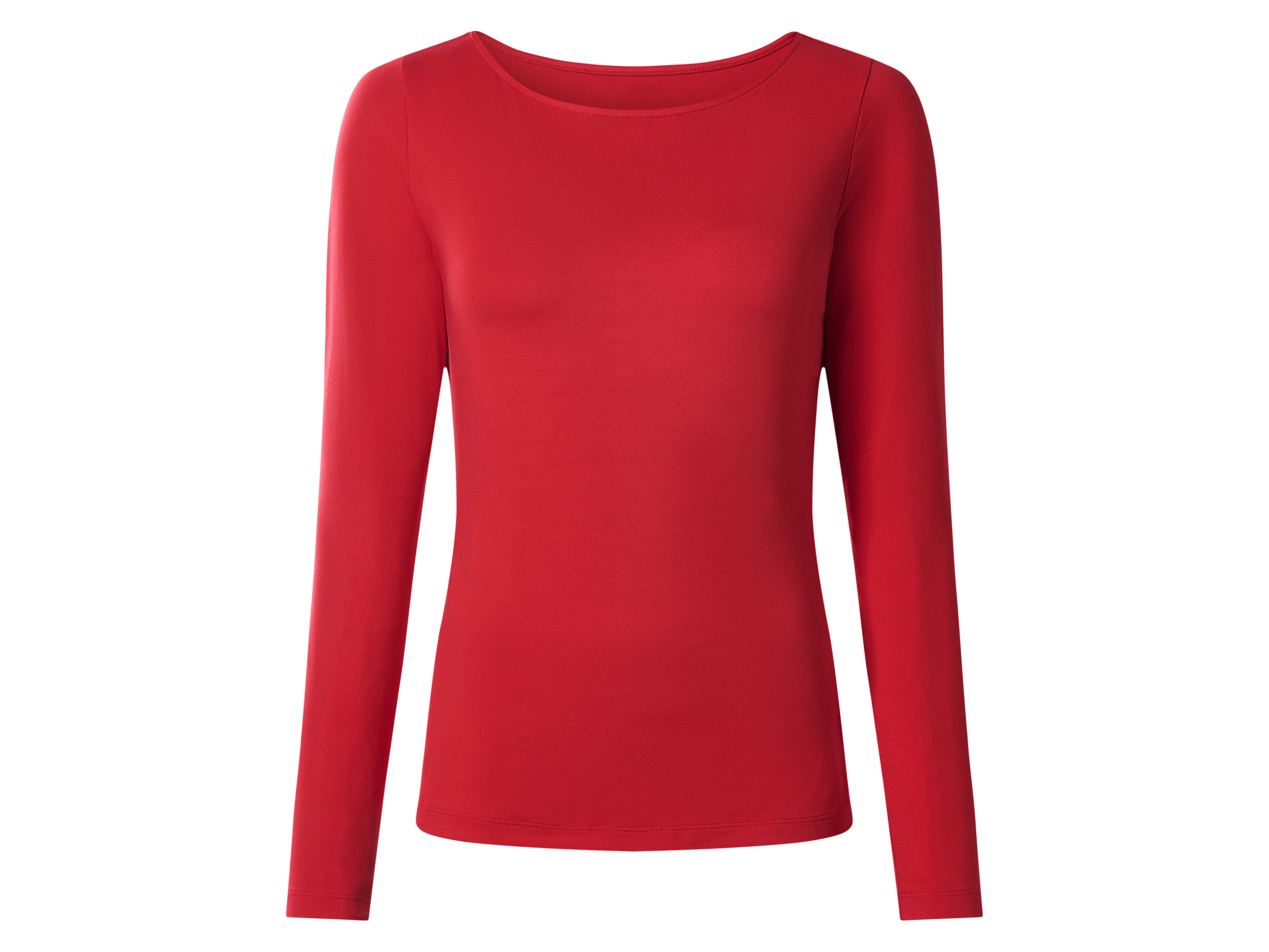 ESMARA® Damen Langarmshirt (Rot, XS(32/34))
