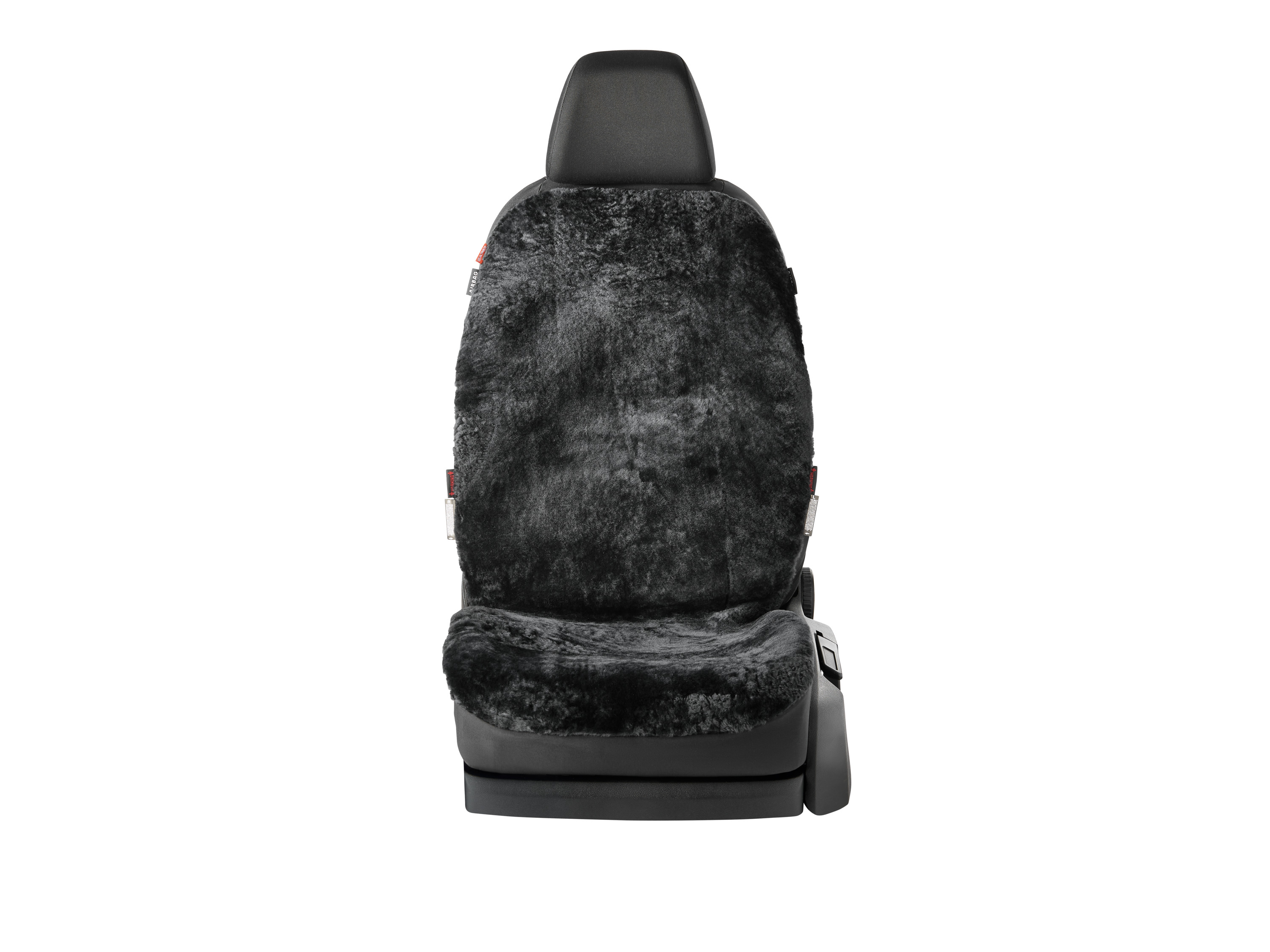 Thumbnail - ULTIMATE SPEED®  Lammfell-Autositzbezug (Schwarz)