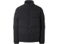 Schwarze Herren-Daunenjacke mit Reißverschluss