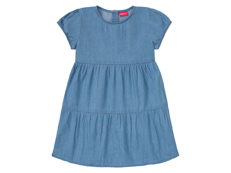 Gehe zu Vollbildansicht: lupilu Kleinkinder Mädchen Kleid, aus reiner Baumwolle - Bild 5