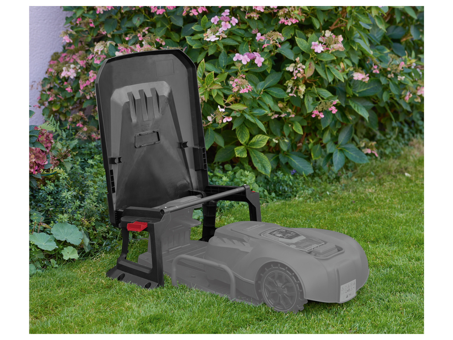 Hiyard Mährobotergarage Robox Curve - Schwarz Für Alle Gängigen Mähroboter