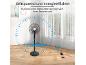 Ventilator mit Fernbedienung und 12-Stunden-Timer für energieeffizienten Komfort.