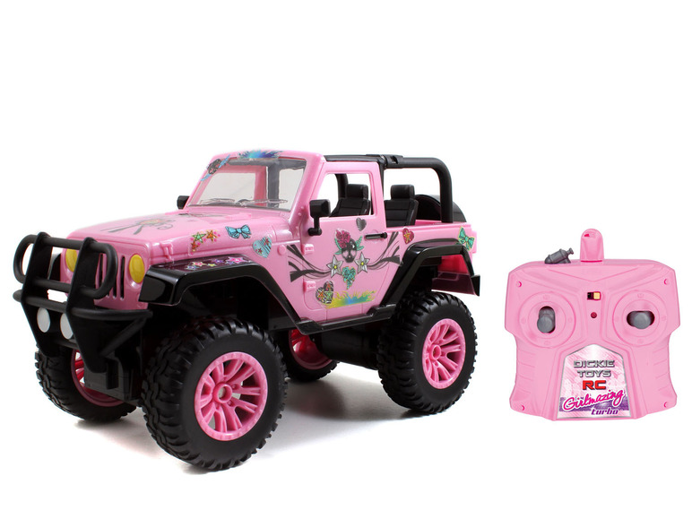 Gehe zu Vollbildansicht: DICKIE Spielzeugauto »RC Girlmazing Jeep Wrangler«, funkferngesteuert - Bild 1