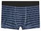 Blau-dunkelblau gestreifte Herren-Boxershorts