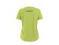Limettengrünes Kurzarm-Sport-T-Shirt mit reflektierenden Details auf dem Rücken.