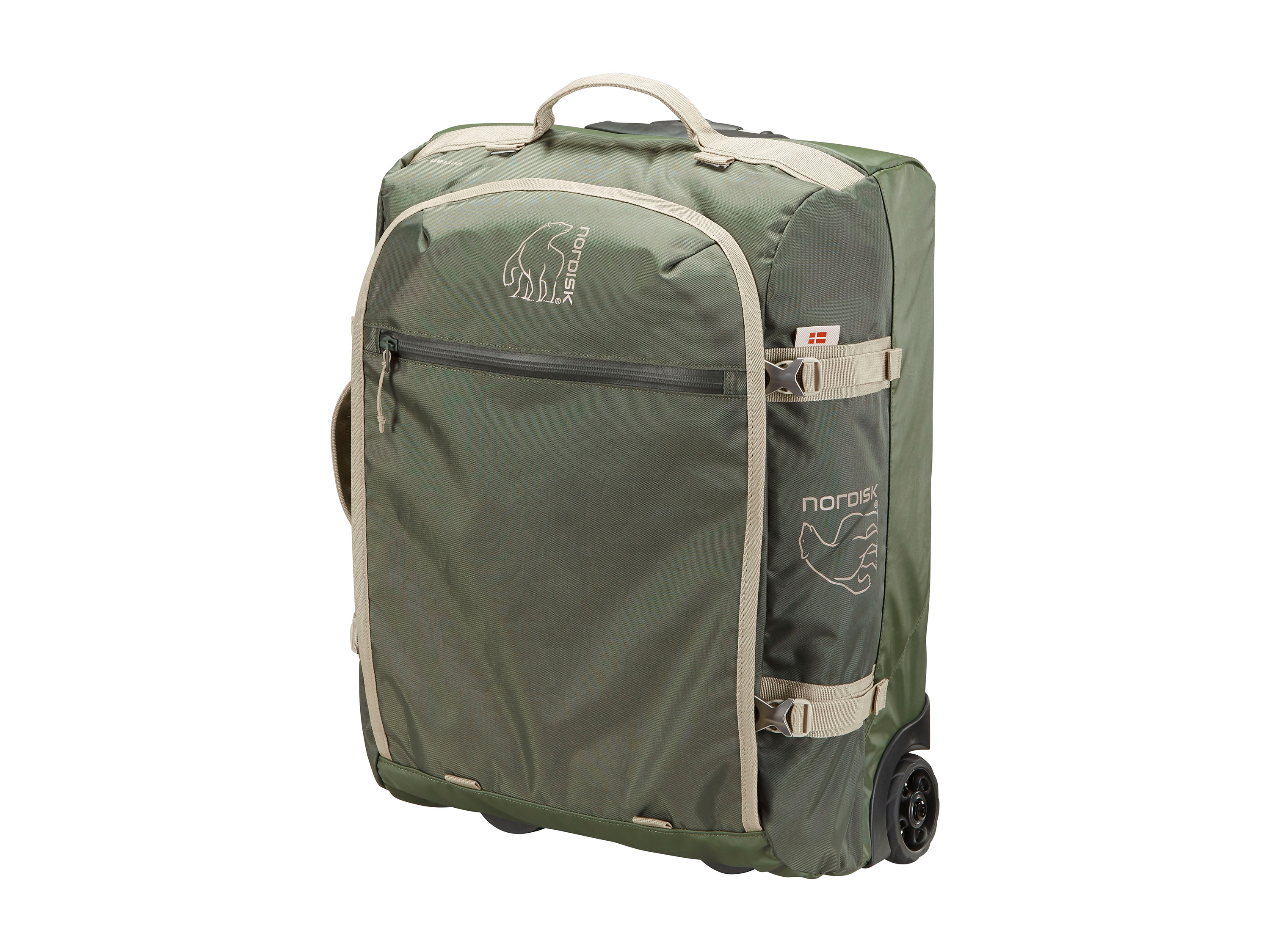 NORDISK Verran Wheeled Duffel Rucksack (Forest Green, 45 L) – Bild 2 von 4