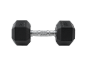 Schwarze 15 kg Hantel mit Metallgriff