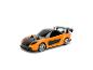 Orange-schwarzes Modellauto mit Spoiler