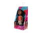 Moana Puppe in Verpackung mit Kamm, mit Disney Princess Branding und Warnhinweis.