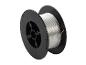 Spule mit silbernem Draht zum Schweißen