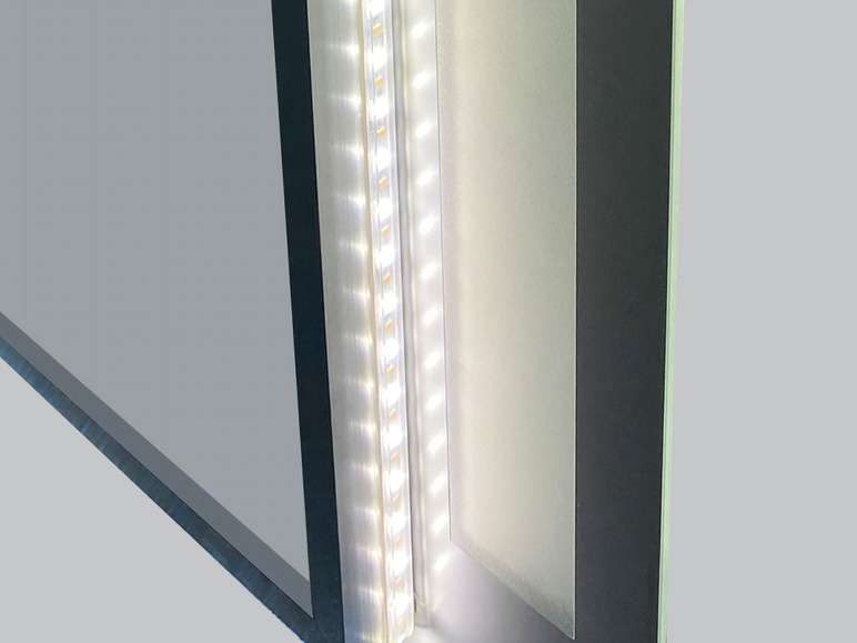 Gehe zu Vollbildansicht: axentia LED-Spiegel, modernes, zeitloses Design - Bild 7