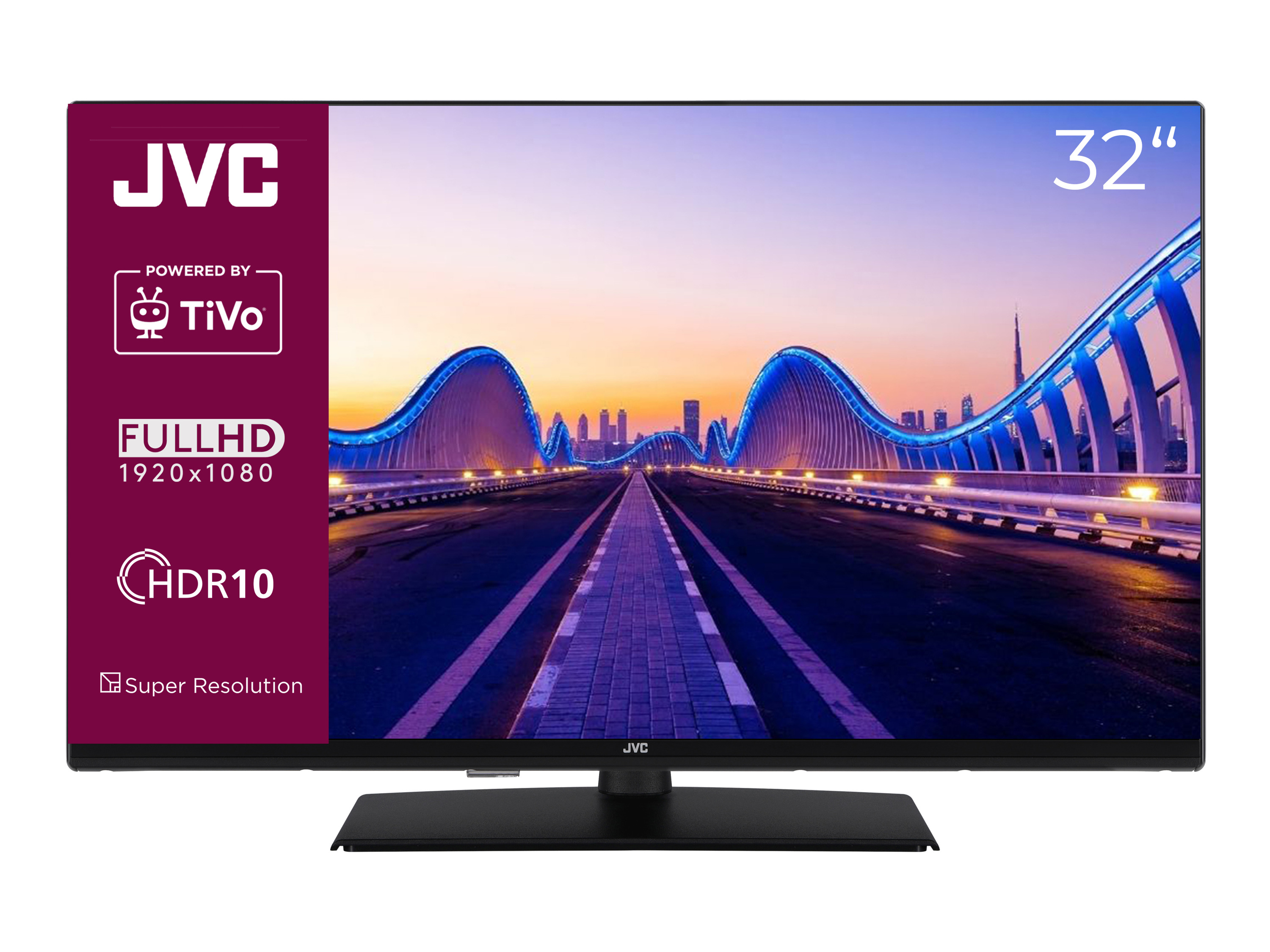 JVC Fernseher LT-VF5355 TiVo Smart TV Full HD Mittelfuß (32 Zoll) | 04975769480782
