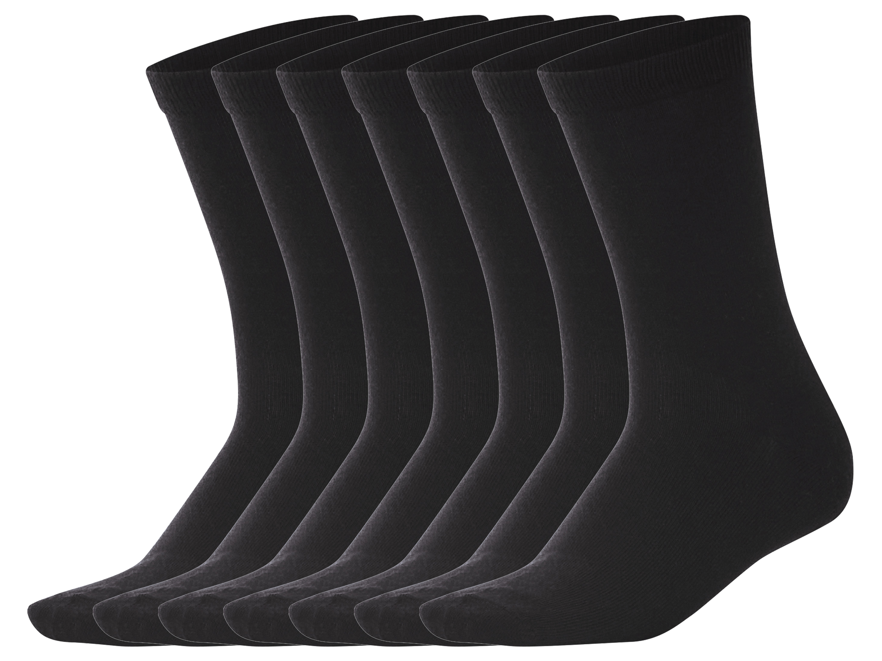 ESMARA® Damen Socken 7 Paar (Schwarz, 39-42)