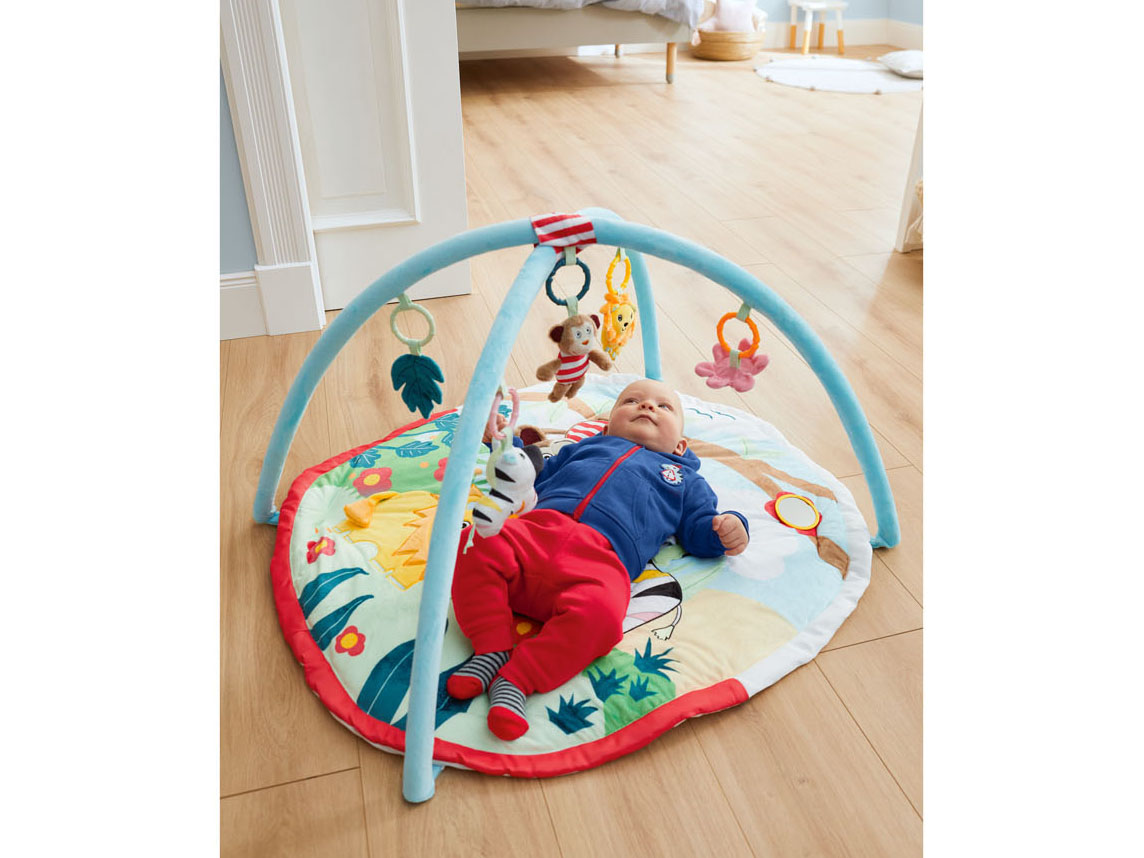 Thumbnail - lupilu® Baby Jogginganzug  (blau/rot, 50/56)""