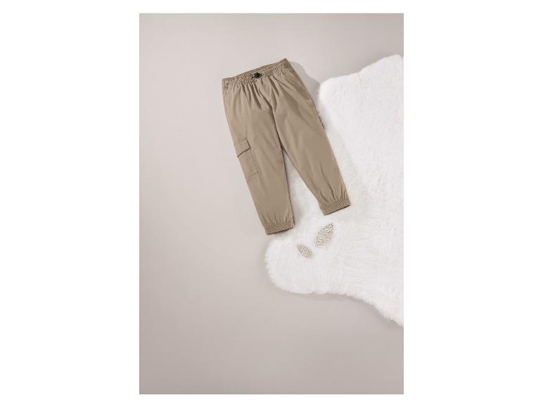 Beige Cargohose mit Gummizug