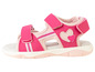 Rosa Sandalen für Mädchen mit Herzen