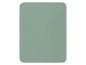 Salbeigrüner rechteckiger Tischuntersetzer.