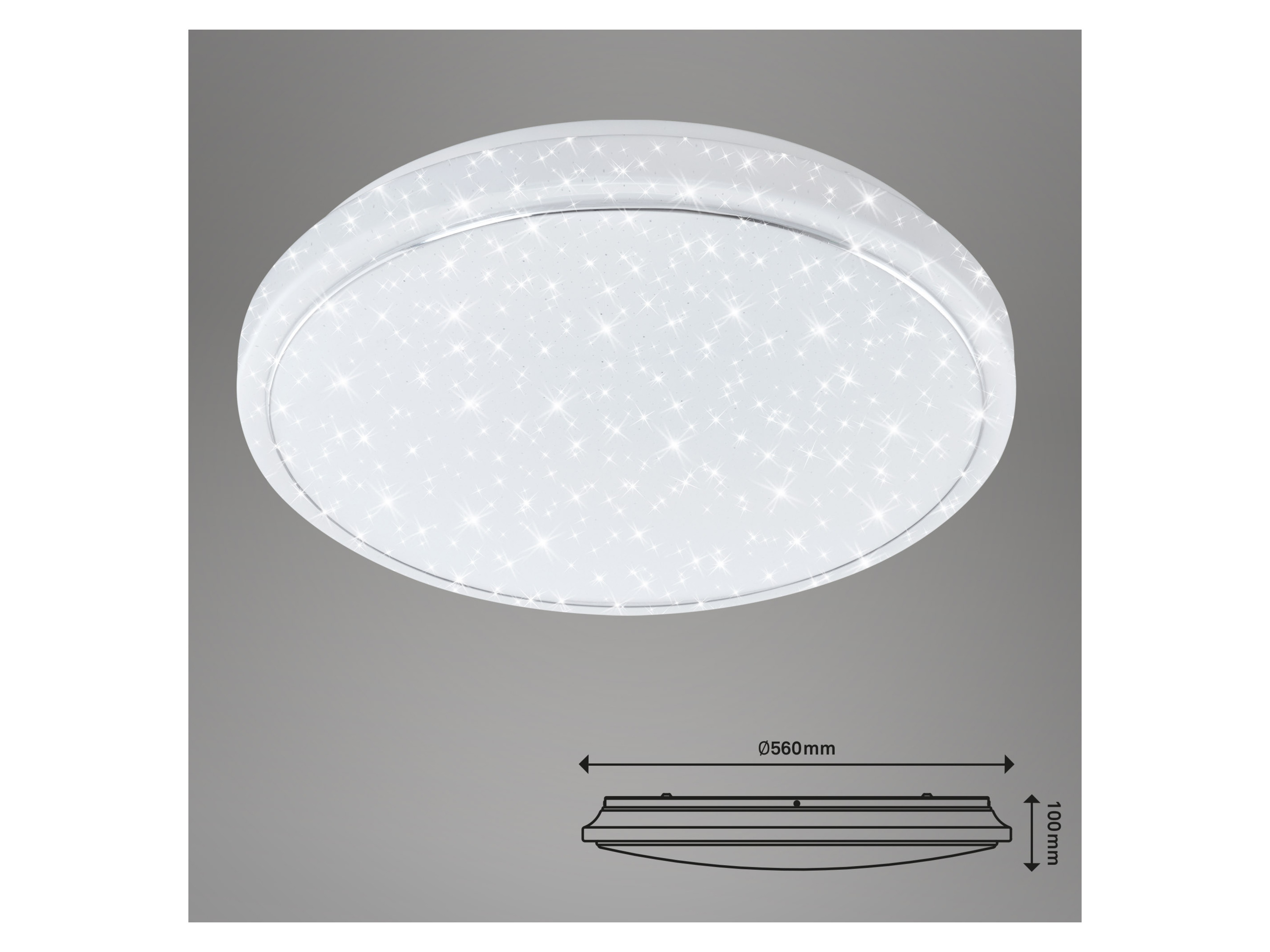 Thumbnail - Briloner CCT LED Sternenhimmel Deckenleuchten (56 cm Durchmesser Dekoring)