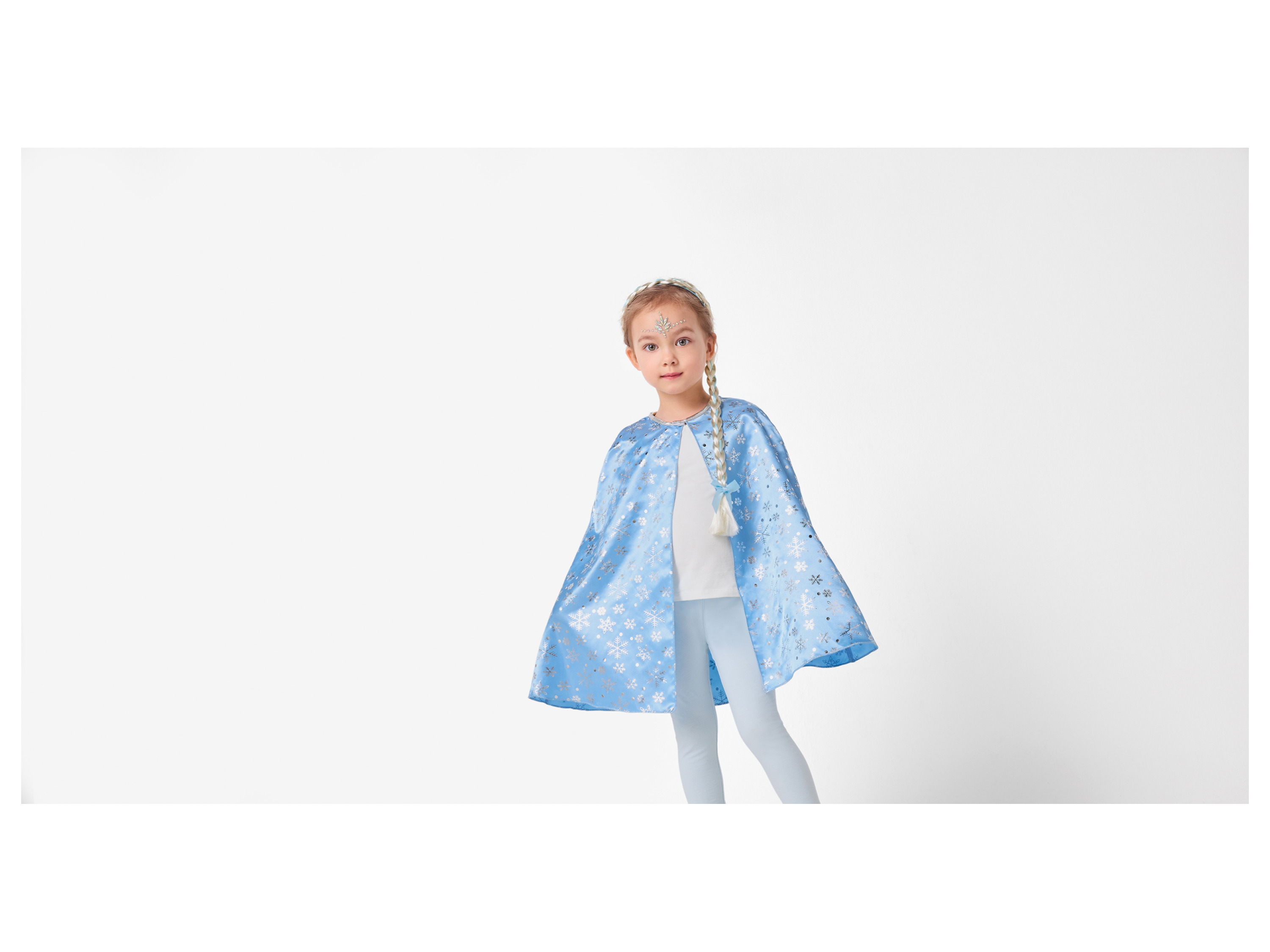 Kinder Kleinkinder Mädchen Jungen Kostüm Set (Eisprinzessin, 110/116) – Bild 2 von 4