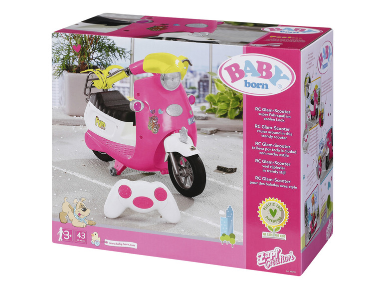 Born ferngesteuert RC Glam-Scooter, Baby City