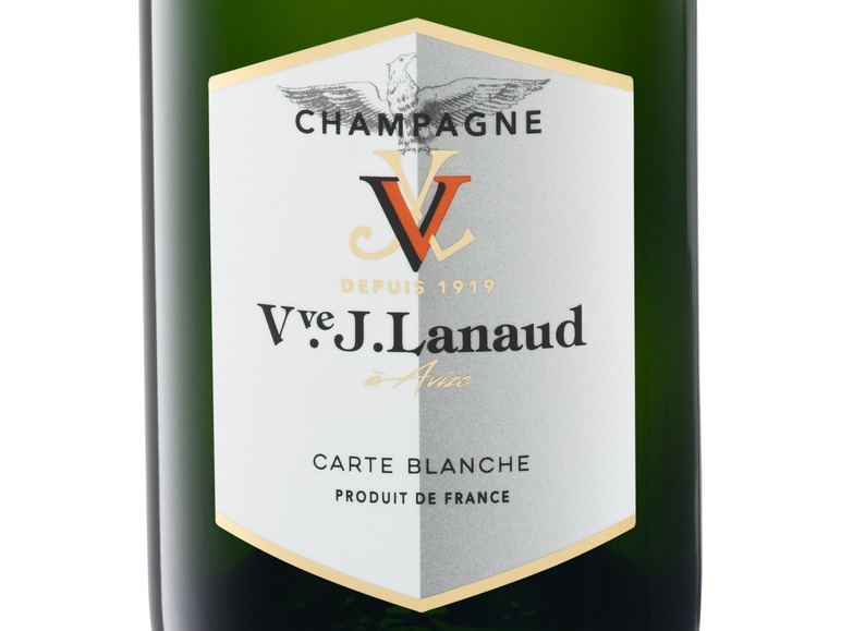 Gehe zu Vollbildansicht: Veuve J. Lanaud Cuvée Carte Blanche brut, Champagner - Bild 2