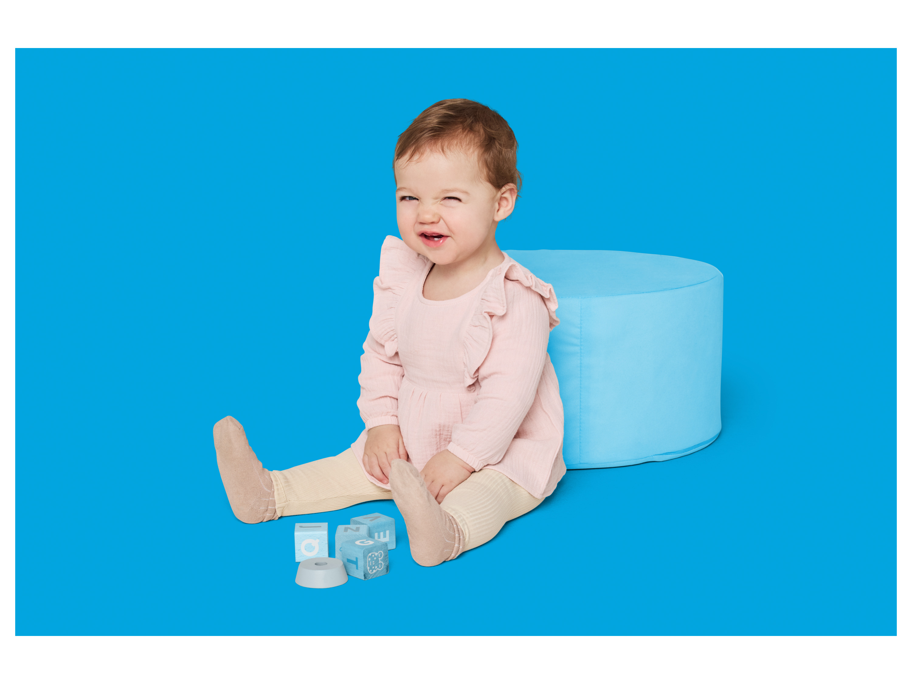 LUPILU® Baby Musselin-Set, 2-teilig (rosa/beige, 50/56) – Bild 2 von 4