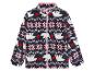 Fleecejacke mit Eisbären- und Schneeflockenmuster.