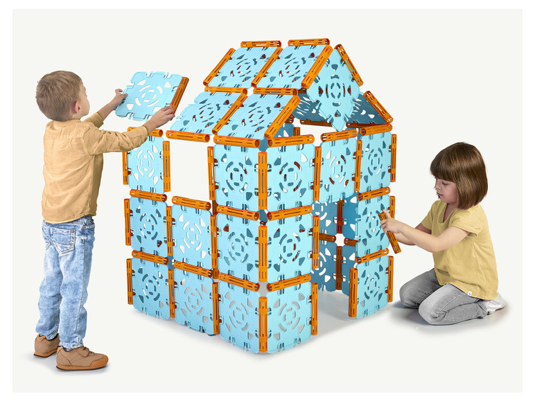 Gehe zu Vollbildansicht: FEBER Spielhaus »Build on«, Bauspielzeug mit vielen Gestaltungsmöglichkeiten - Bild 3