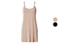 Damen-Unterkleid in Beige mit verstellbaren Trägern, in Beige und Schwarz erhältlich.