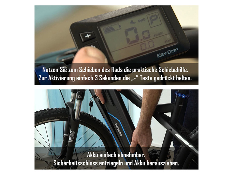 Gehe zu Vollbildansicht: TELEFUNKEN E-Bike Mountainbike »Aufsteiger M925«, MTB, 27,5 / 29 Zoll - Bild 16