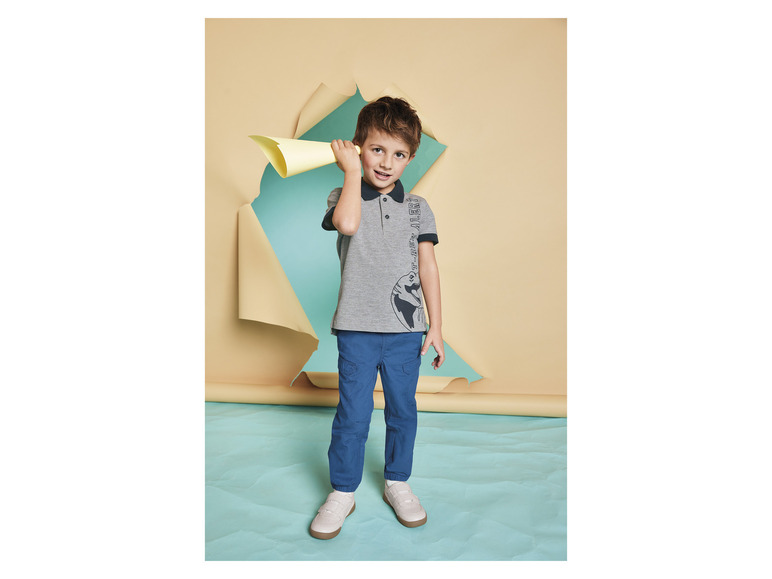 Gehe zu Vollbildansicht: lupilu® Kleinkinder Jungen Poloshirts, 2 Stück, reine Baumwolle - Bild 9