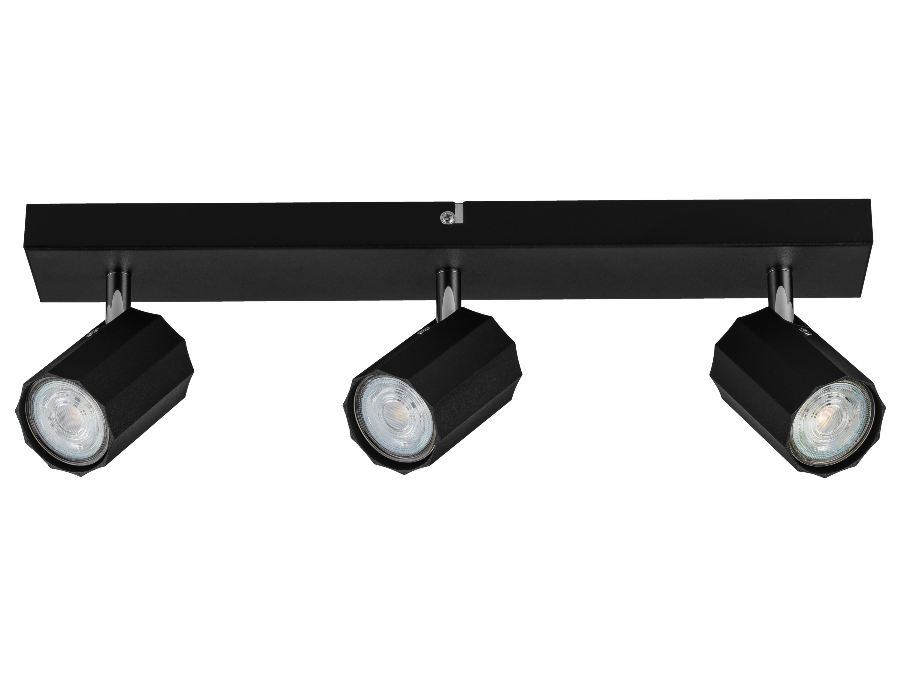 Thumbnail - LIVARNO home Deckenstrahler / Schienenleuchte, mit 3 neig- und schwenkbaren Spots (Schienenleuchte, mattschwarz)