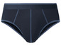 Dunkelblaue Herrenunterhose.
