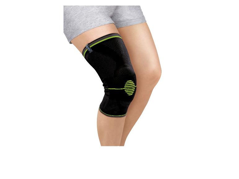 DonJoy Performance Sport-Knieschützer in Schwarz und Grün.