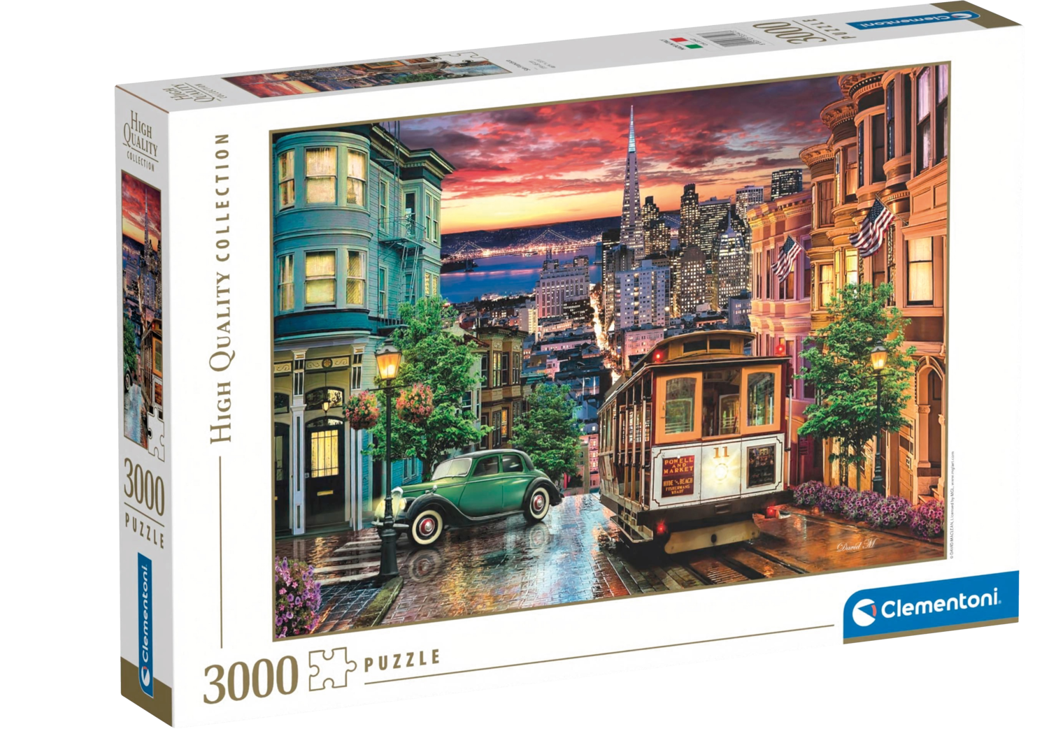 CLEMENTONI Puzzle, 119 x 85 cm (San Francisco)