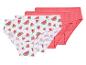 Drei Slips: zwei rosa und eine mit Wassermelonenmuster.