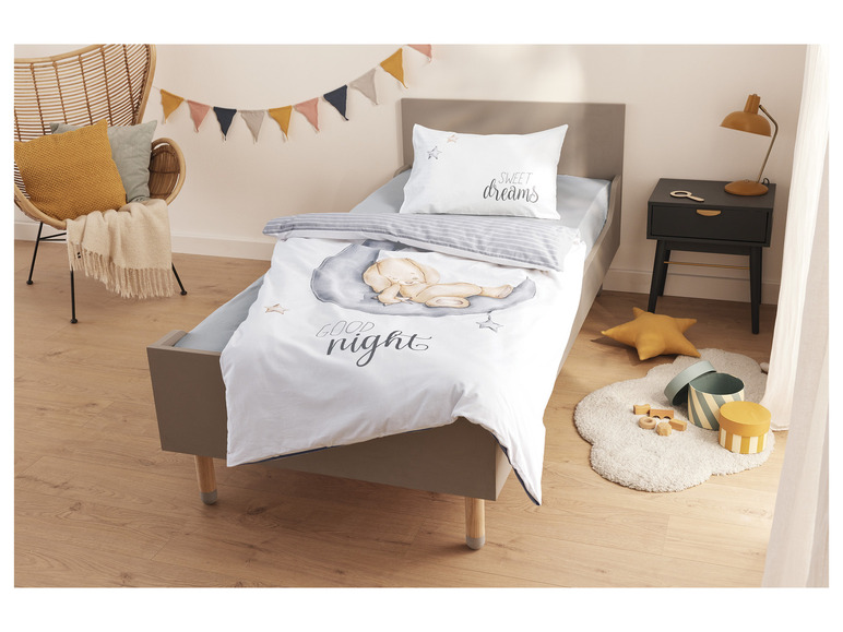 Gehe zu Vollbildansicht: LIVARNO home Kleinkinder Edel-Renforcé Bettwäsche, 100 x 135 cm, aus reiner Bio-Baumwolle - Bild 14