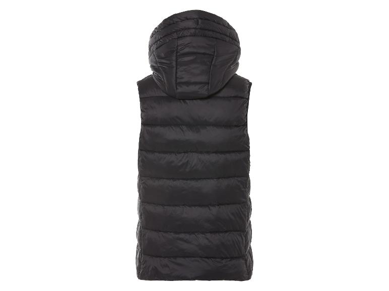 Schwarze Weste mit Kapuze